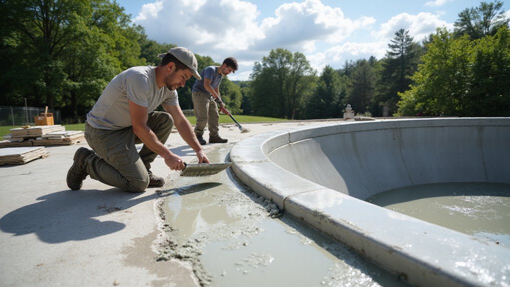 unforeseen pool project delays