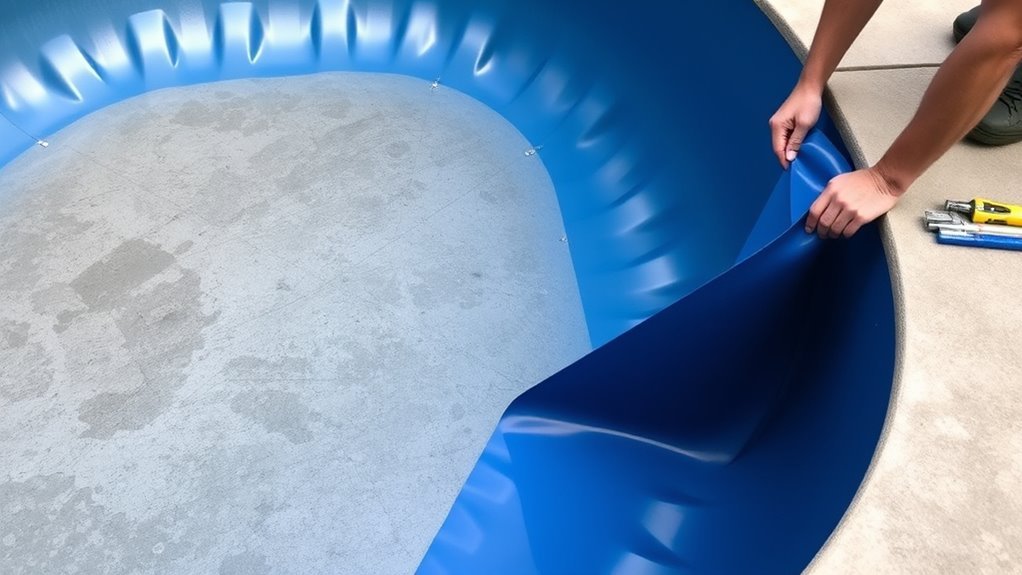 vinyl liner concrete conversion challenges