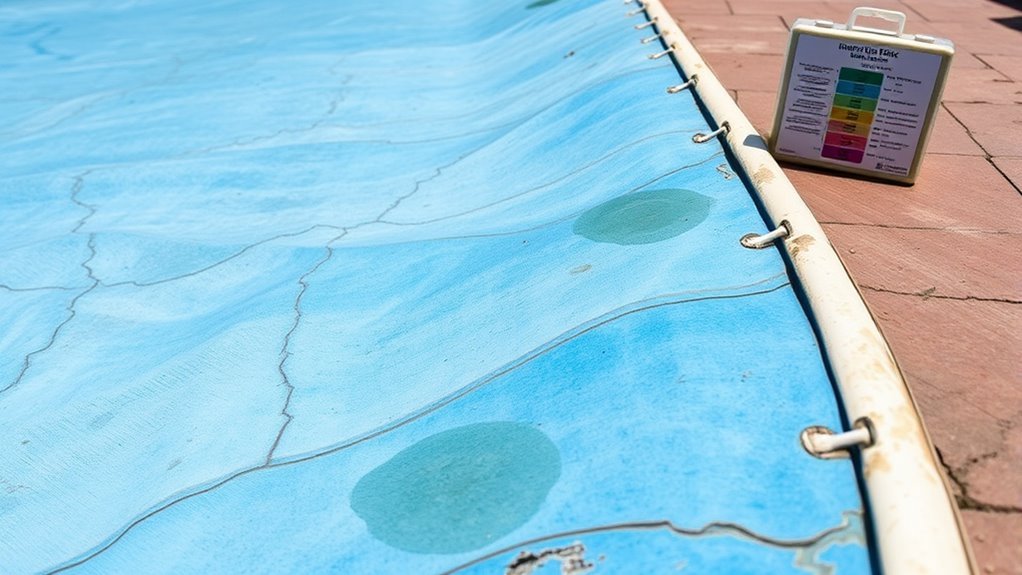 liner damage indicates replacement