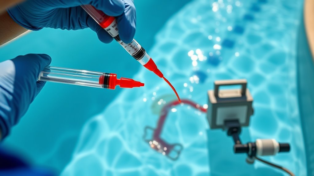 locate leaks with dye