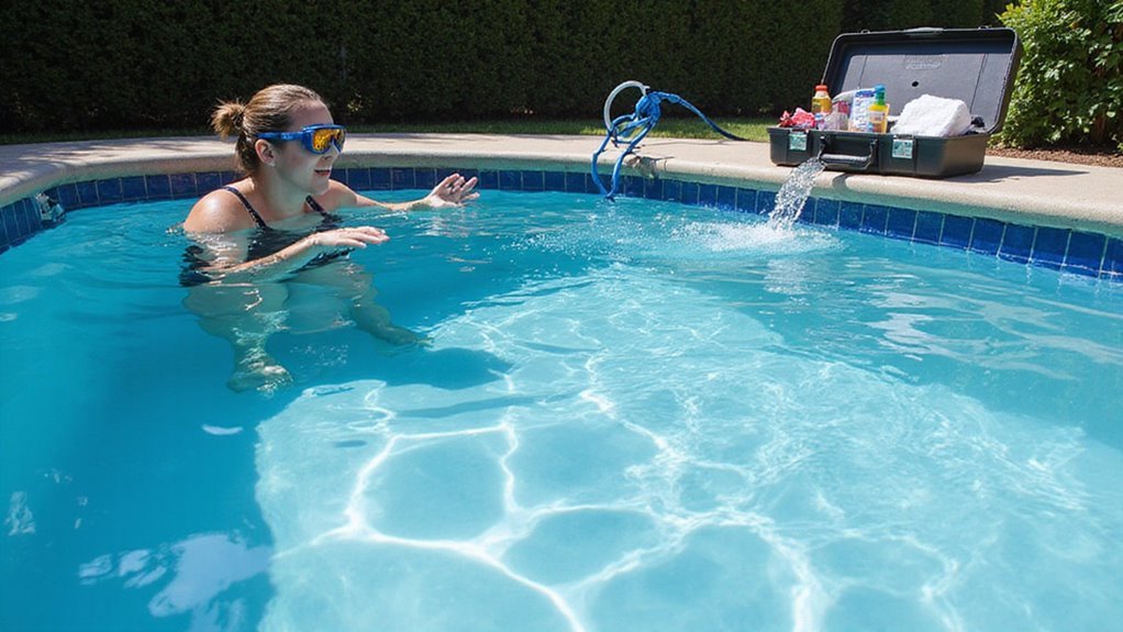 patching small pool tears