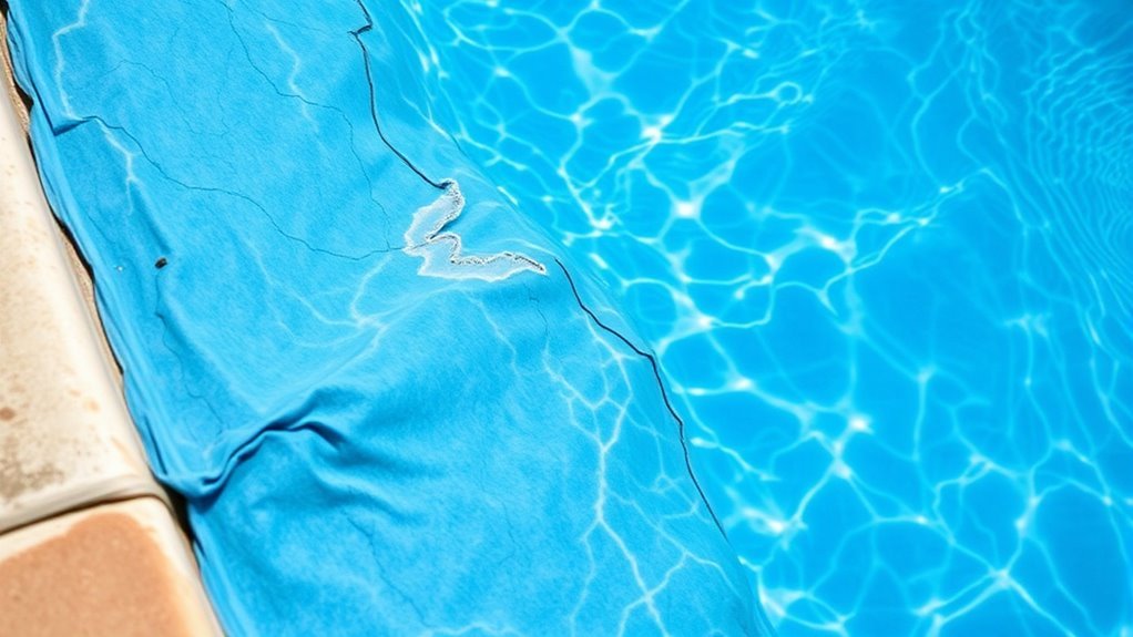 pool liner replacement signs